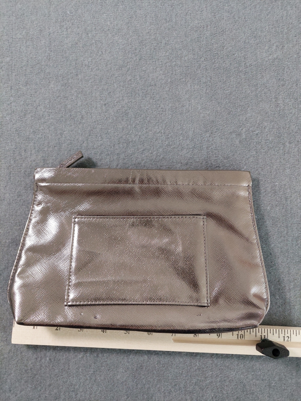 Lancôme Metallic Gold Cosmetic Bag Makeup Pouch Travel Case
